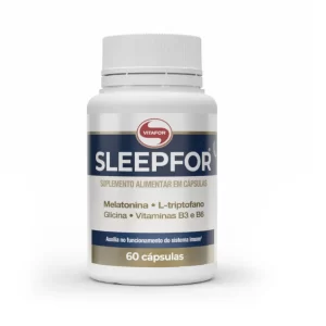 SLEEPFOR®: Melatonina, L-Triptofano e Glicina 60 Cápsulas